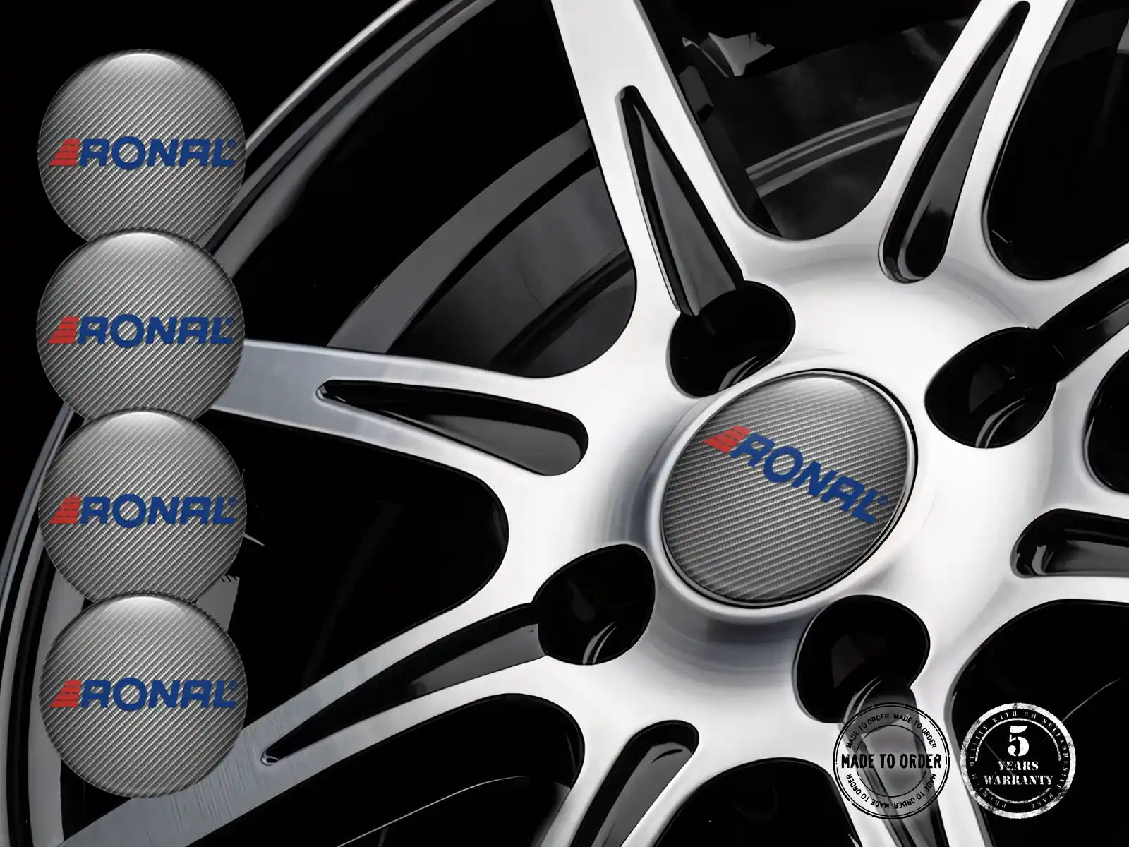 Ronal Individuelle Dome Aufkleber Premium Radlabels